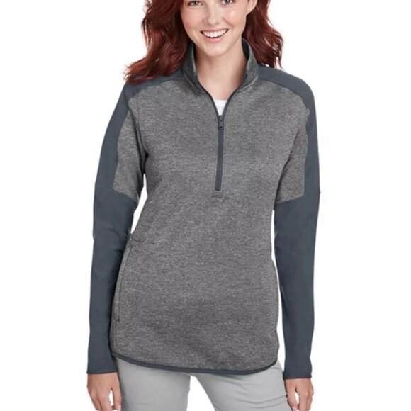 Under Armour $60 Women’s Qualifier Hybrid Corp. Half-Zip Gray Sz XL NWT! - Picture 1 of 3
